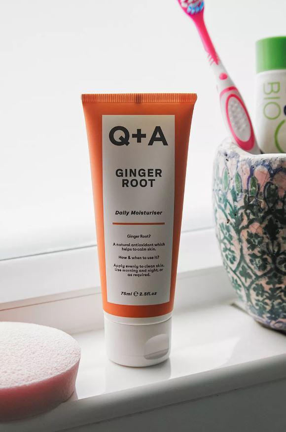 Увлажняющий крем для лица с корнем имбиря Q+A Ginger Root Daily Moisturiser Увлажняющий крем для лица с корнем имбиря Q+A Ginger Root Daily Moisturiser