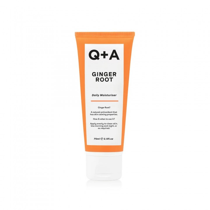 Зволожувальний крем для обличчя з коренем імбиру Q+A Ginger Root Daily Moisturiser 75 мл