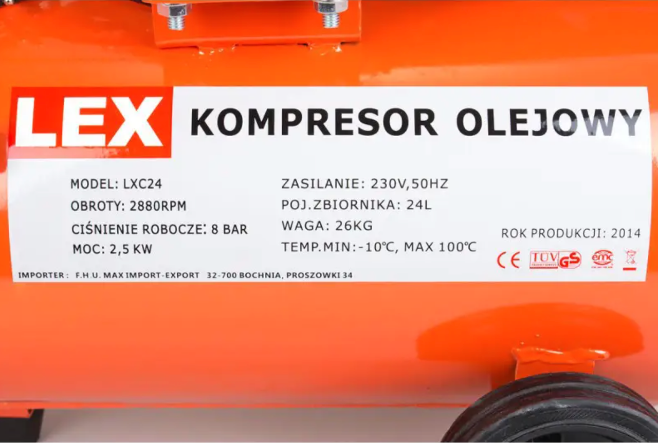 Компресор LEX LXC24 24 литра 210л/мин - фото 6 - id-p1355316335