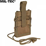 Сумка-підсумок для телефона Mil-Tec MOLLE Pocket Coyote 13492019, фото 4