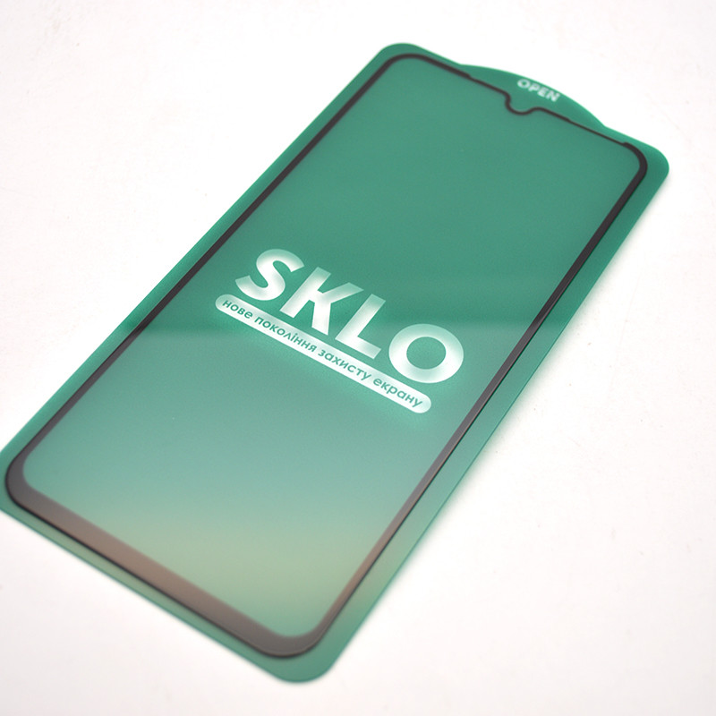Защитное стекло SKLO 5D для Samsung A30s/A50/M21/M21s/M30/M30s/M3 Galaxy A307/A505/M215/M217/M305 Black (тех.п, фото 4