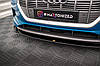 Сплітер Audi e-tron тюнінг губа спідниця обвіс елерон (V1), фото 5