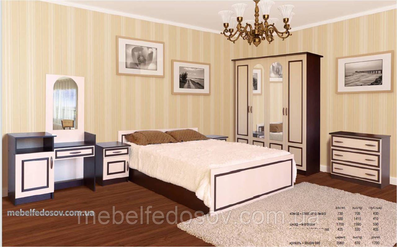 Спальня Ким (Світ мебелів) - фото 2 - id-p293789464