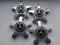 Колпачки Заглушки на литые диски Mercedes-Benz Мерседес в диски Audi Ауди 135/57/13 мм. Звезда Комплект/4шт.