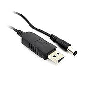 Кабель для роутера USB 2.0 - DC 5.5/2.5 мм, 5V - 12V (USB to DC12)