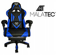 Игровое кресло Malatec For Home 63x63x124 см Черное с синим