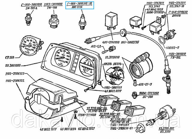 Датчик давления масла Таврия, Славута, Сенс (ID#1736157187), цена: 80 ...