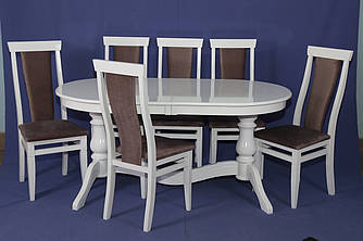 Комплект обідній стіл Ноа стільці Ноа