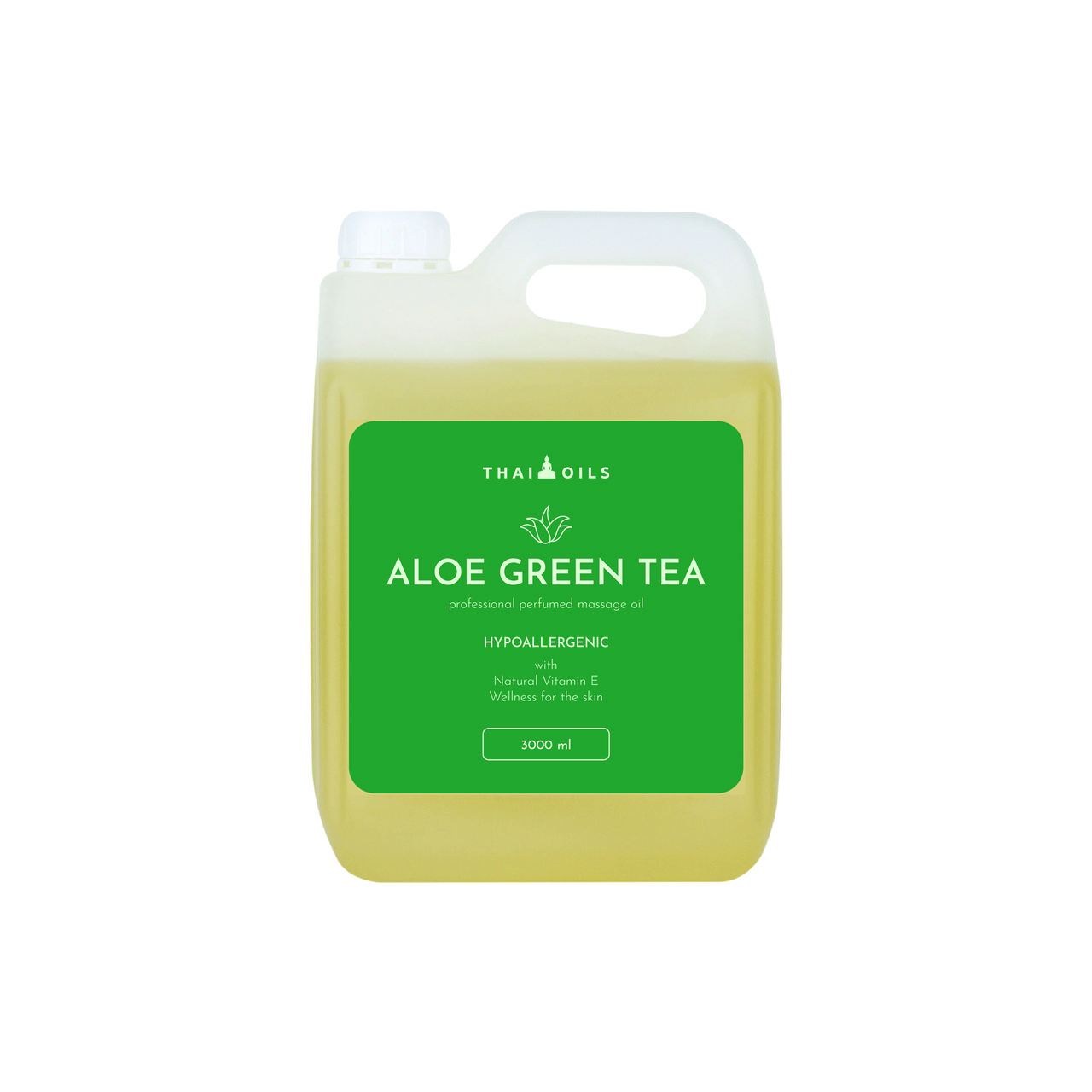 Професійне масажне масло«Aloe green tea» 3000 ml , зелений чай buba, фото 1
