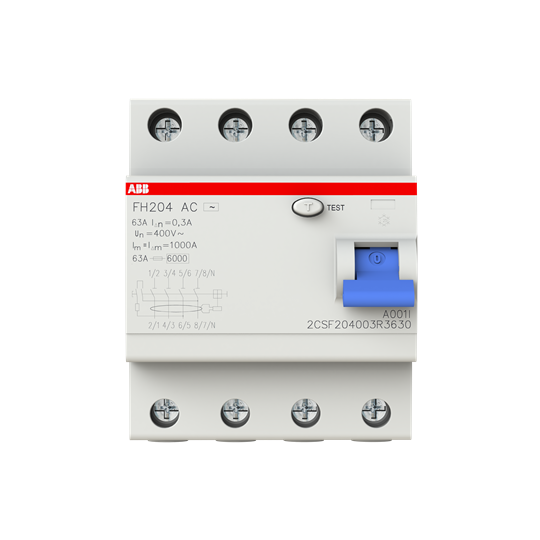 Автоматичний вимикач ABB FH204 AC-25/0.3 (2CSF204003R3250), фото 1