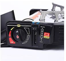 Портативна газова плитка на 2 конфорки Happy Home T1211, фото 4