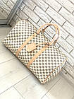 Сумка дорожня спортивна Louis Vuitton LV Monogram, white