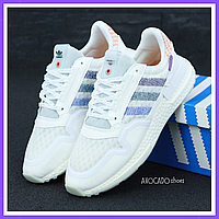 Кроссовки женские и мужские Adidas ZX 500 white / Адидас зх 500 белые