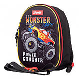 Рюкзак дитячий 1Вересня K-43 "Monster Track", чорний, фото 2