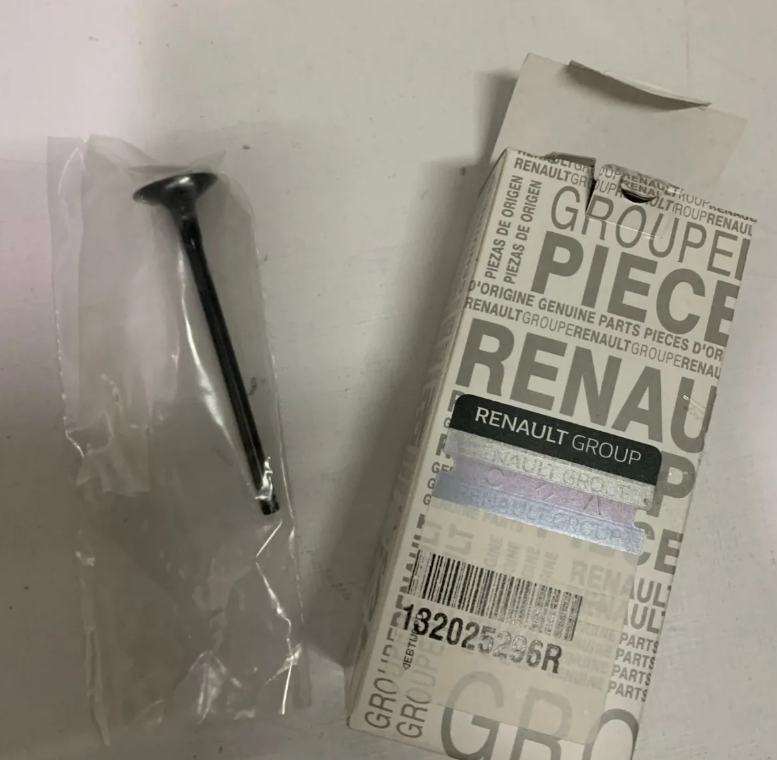 Клапан випускний 1.0 12V B4D Renault Sandero 2 Рено Сандеро 2 (2017-...) Оригінал 132022959R, 132026045R, 132025724R, фото 1
