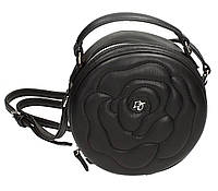 Женская круглая черная сумкочка-клатч кросс-боди David Jones женская мини-сумка через плечо