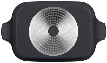 Гусятниця Ringel Zitrone з кришкою сковородою-гриль 6+3 л (RG-2108-34 BL), фото 2