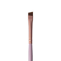 ZOLA кисточка узкая со скосом для окрашивания бровей 01p, светло-розовая