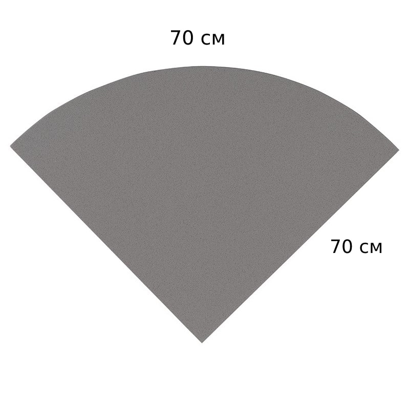 Килимок під акваріум, AQUAXER Mat, кутовий 70х70 см.