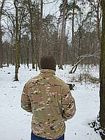 Військова кофта на блискавці з флісу з накладками під шеврони розміру 56 кольорів мультикам 2743, фото 4