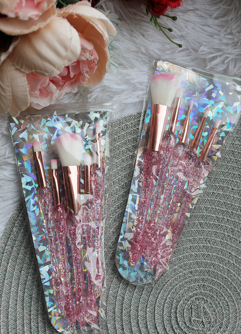 Набір пензлів для макіяжу Ruby Face Glitter (5 предметів)
