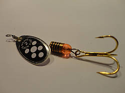 Вертушка mepps Black fury 2 срібло з білим