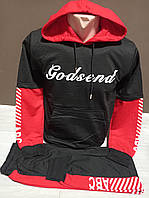 Спортивный костюм "Godsend" для мальчика подростка на 6-10 лет двойка худи и штаны