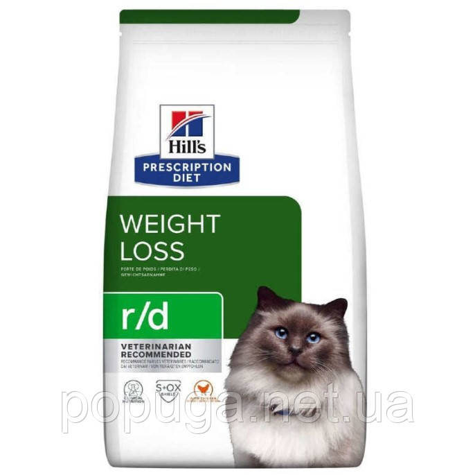 Hill's Prescription Diet r/d Weight Reduction корм для котів КУРИЦА, 3 кг