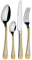 Набор столовых приборов Hoffburg HB-72923-GS Версаче 72 предмета на 12 персон в кейсе ложки, вилки, ножи