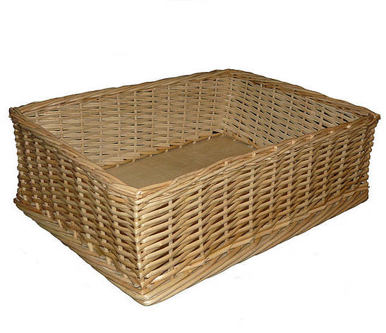 Лоток плетений із лози h15-30*20 / 300х200х150, фото 1