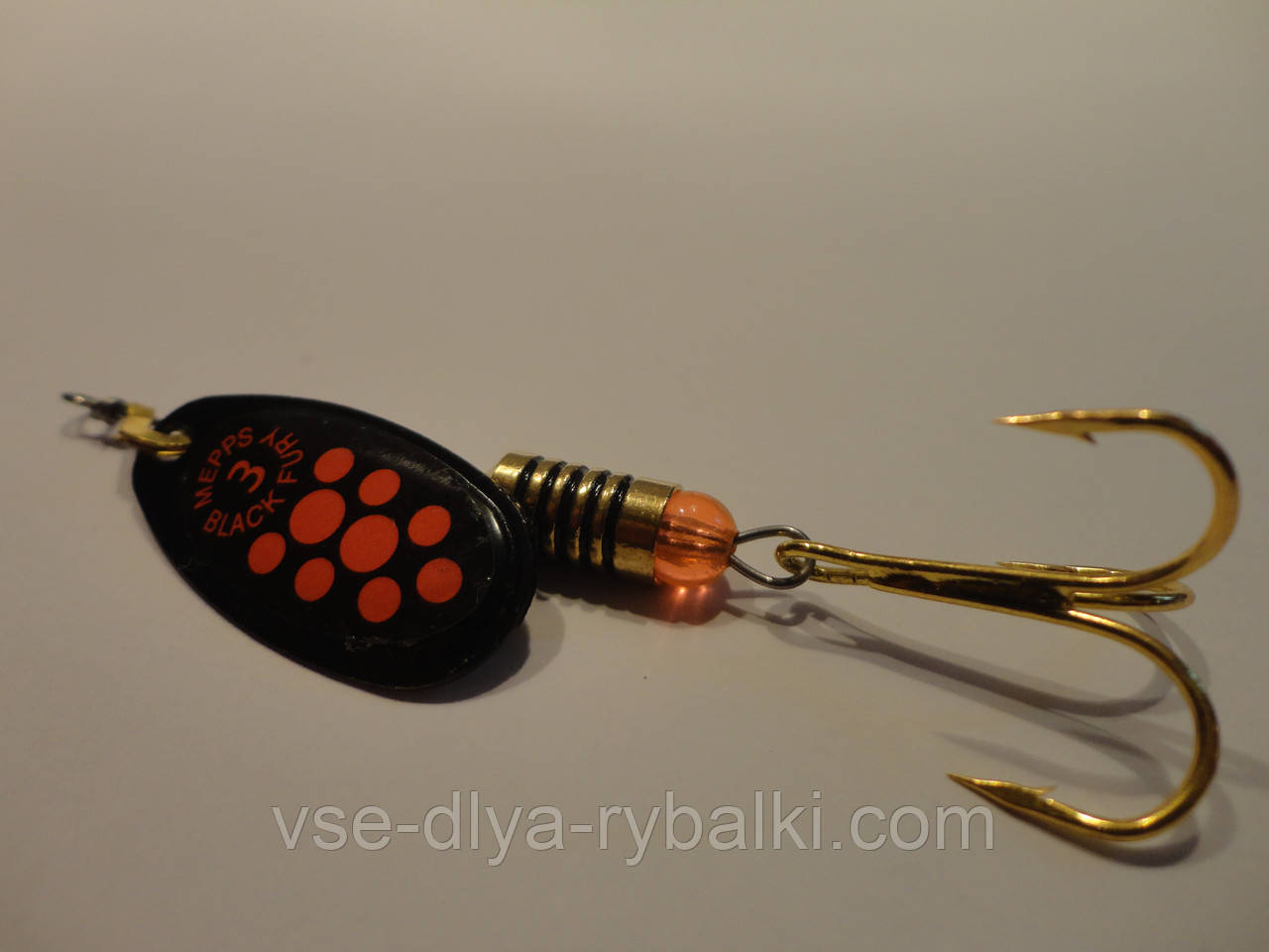 Вертушка mepps Black fury 2 з червоним