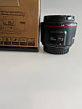 Об'єктив Yongnuo 50mm f1.8 II Canon / в магазині Київ, фото 5