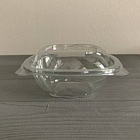 Салатник з кришкою прозорий 250 мл (600/700шт/ящ) IT-5250 ПЕТ