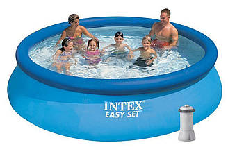 Сімейний наливна басейн з фільтр-насосом Intex 28132 Easy Set