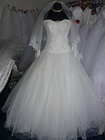 Весільна сукня 42-44 розміру, б/в, цiна 950 гривень