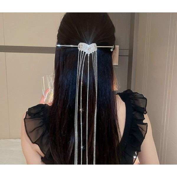 Заколка для Волос с Фианитами, Серебро, 3,1х15,1 См — Купить Недорого ...