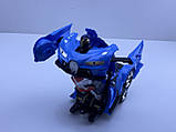 Машинка робот трансформер 889-18 синій, фото 6