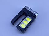 Ручний ліхтарик LED Solar Hotter Mouse 7701 COB (7502) яскравий, фото 5