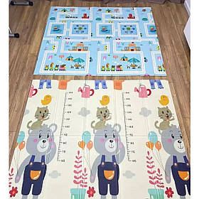 Дитячий ігровий килимок 2-х сторонній D-14710-36352 (180*200*0,8 см) | Бебіпол, термопол