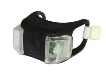 Ліхтарик-маячок для велосипеда Мигалка на дитячу коляску велосипедний ліхтарик 2 LED 1 штука Чорний (KG-5942)