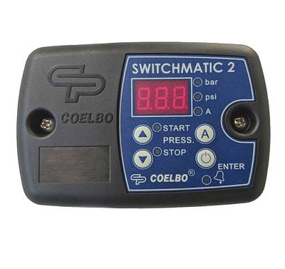 Реле тиску Switchmatic 2, до 2,2 кВт, налаштування 0,5 - 8 бар (+ захист насоса від сухого ходу та перевантажень)