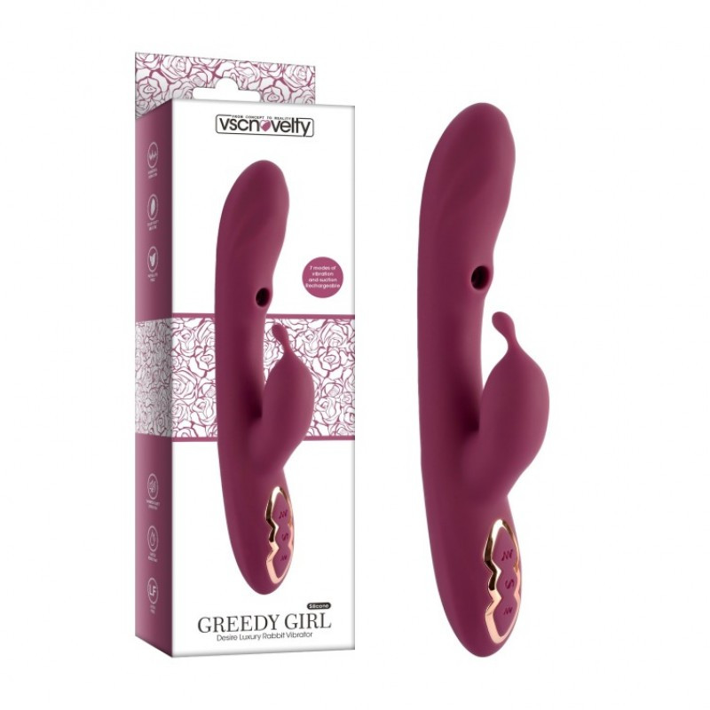Вібратор Desire Luxury Rabbit Vibrator Greedy Girl | Puls69, фото 1