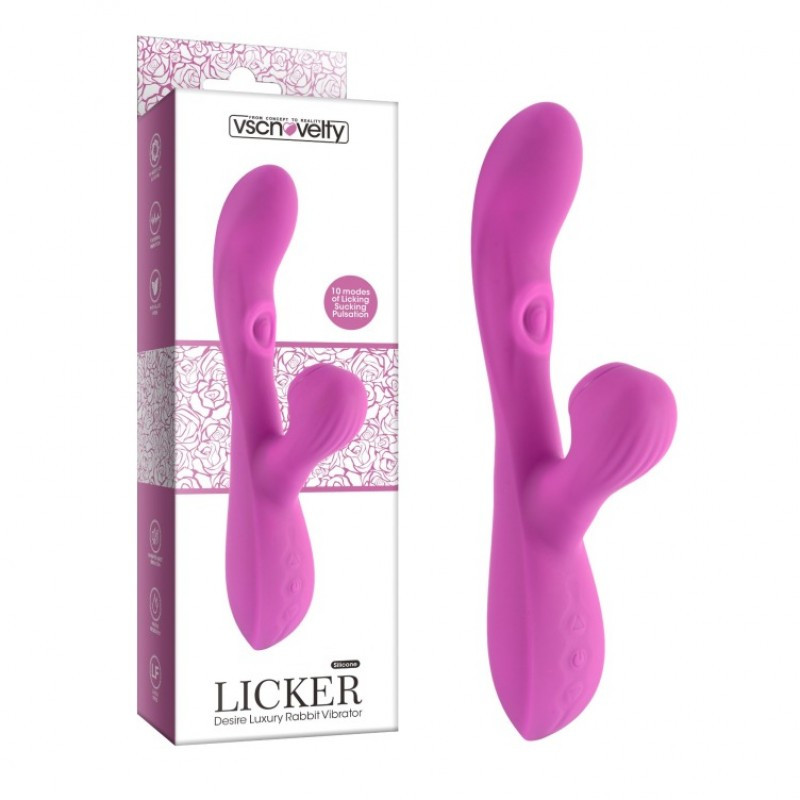 Вібратор Desire Luxury Rabbit Vibrator Licker | Puls69, фото 1