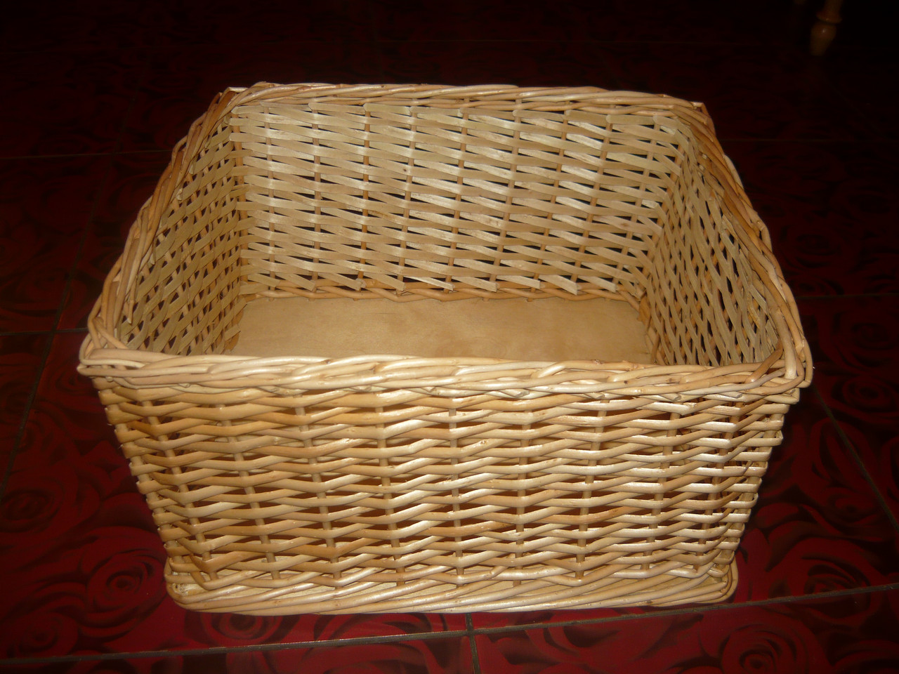 Лоток плетений з лози h20-30*20 / 300х200х200