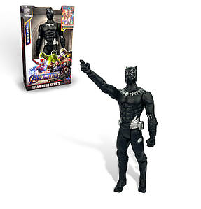 Фігурка Чорна Пантера Black Panther Marvel " Супергерой. Месники " 30см зі звуком, Світлом