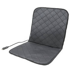EL 100 579/Накидка з підігрівом для автомобільного сидіння, чорна (12V, 35W, розмір: 84*43см)