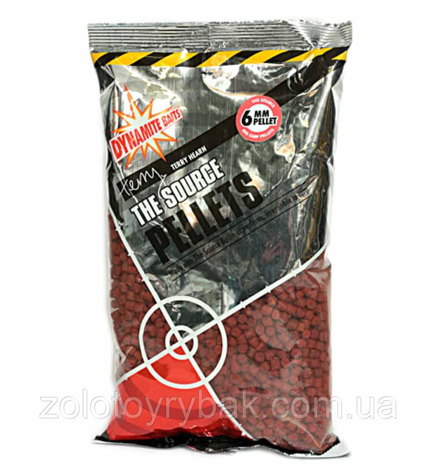 Пелетс Dynamite Baits Source Feed Pellets 0,9 кг 6 мм