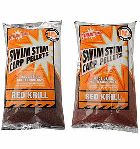 Пелетс Dynamite Baits Swim Stim Red Krill Pellets Mix 0,9 кг 6 мм