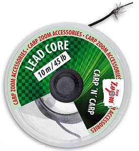 LEDкор зі олив'яною вставкою Lead core brown 45,0 lb