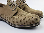 Туфлі хакі перфорація літні нубук чоловіче взуття великих розмірів Rosso Avangard BS Slipy Nub Khaki Perf, фото 6